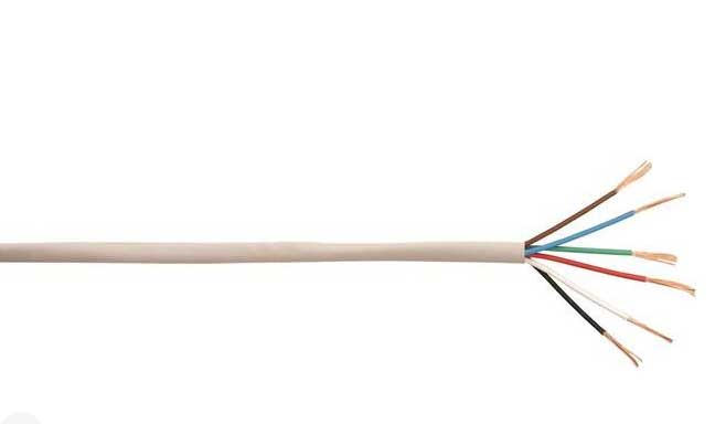 Multi-Conductor Wire: 22/6 Unshielded, Plenum Rated