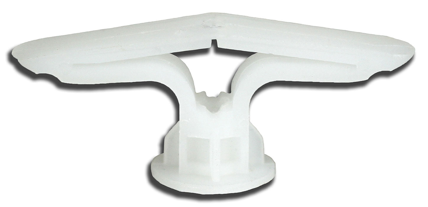 Nylon Toggle Hollow Wall Anchors, #8 x 1.5", 100 pack