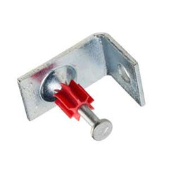90° Angle Bracket with 1/4-20 Eyelet, Powder Actuated Pin