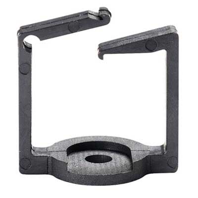 1" Cable Holder, Locking Gate, Black