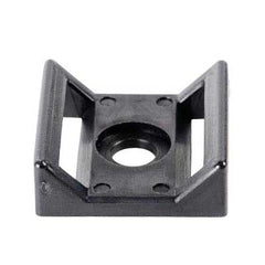 1" Hook And Loop Cable Tie Holder,  Black