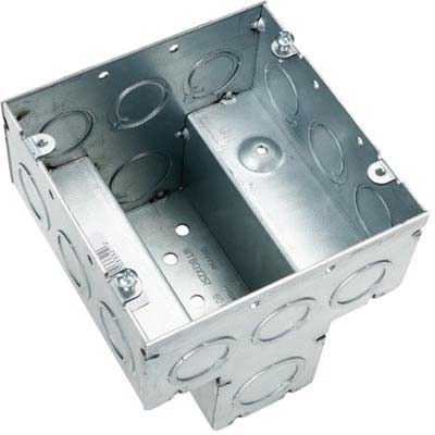 T-Box, 1-11/16" Square Electrical Junction Box