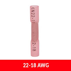 #22-18AWG Heat Shrink Insulated Butt Connectors, 25 pack