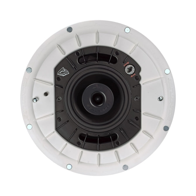 6.5" In Ceiling Speaker in Black with a BroadBeam Tweeter
