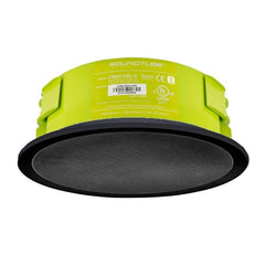 8" 2-way In Ceiling Speaker in Black with Short Can