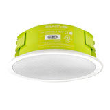 8" 2-way In Ceiling Speaker in White with Short Can