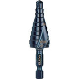 Step Bit, 1/4" Hex Shank, 1/4" - 3/4" Quick Release - We - Supply