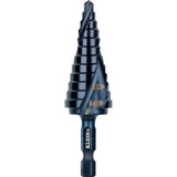 Step Bit, 1/4" Hex Shank, 3/16" - 7/8" Quick Release - We - Supply