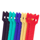 Hook & Loop 8" Cable Ties, Assorted