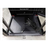 12U Wall Mount Swing Out Enclosure