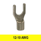 #12-10AWG Uninsulated 1/4" Fork Connector, 6 pack - We-Supply