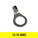 #12-10AWG Uninsulated 3/8" Ring Connector, 5 pack - We-Supply