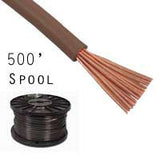 12 Gauge Stranded Brown Primary Wire: 500' Spool - We-Supply