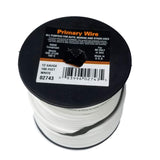 12 Gauge Stranded White, GPT Primary Wire 16/30, 100 foot - We-Supply