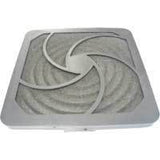 120mm Finger Guard Fan Grill, Plastic with Filter - We-Supply