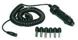 12V Cord with 6 Assorted Plugs (Reversable Polarity)