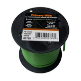 14 Gauge Stranded Green, GPT Primary Wire, 100 foot