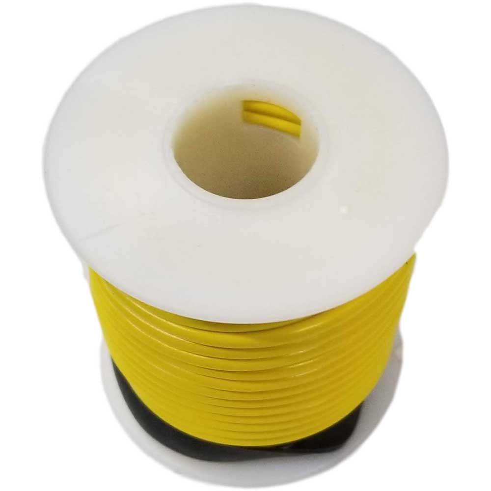 14 Gauge Stranded Yellow, GPT Primary Wire, 16/30, 25 foot - We-Supply