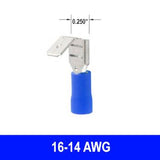 #16-14AWG Insulated Piggyback Quick Connect, 10 pack