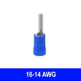 #16-14AWG Insulated Pin Terminal, 10 pack - We-Supply