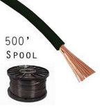 16 Gauge Stranded Black Primary Wire: 500' Spool - We-Supply