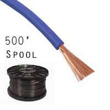 16 Gauge Stranded Blue Primary Wire: 500' Spool - We-Supply
