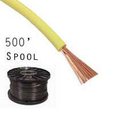 16 Gauge Stranded Yellow Primary Wire: 500' Spool
