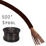 18 Gauge Stranded Black Primary Wire: 500' Spool - We-Supply