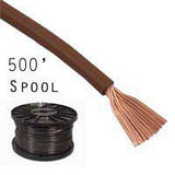 18 Gauge Stranded Brown Primary Wire: 500' Spool - We-Supply