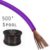 18 Gauge Stranded Violet Primary Wire: 500' Spool - We-Supply