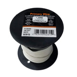 18 Gauge Stranded White, GPT Primary Wire, 100 foot