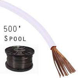 18 Gauge Stranded White Primary Wire: 500' Spool - We-Supply