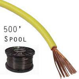 18 Gauge Stranded Yellow Primary Wire: 500' Spool - We-Supply