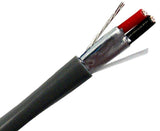 18/2 Shielded CMR Riser Cable, Gray
