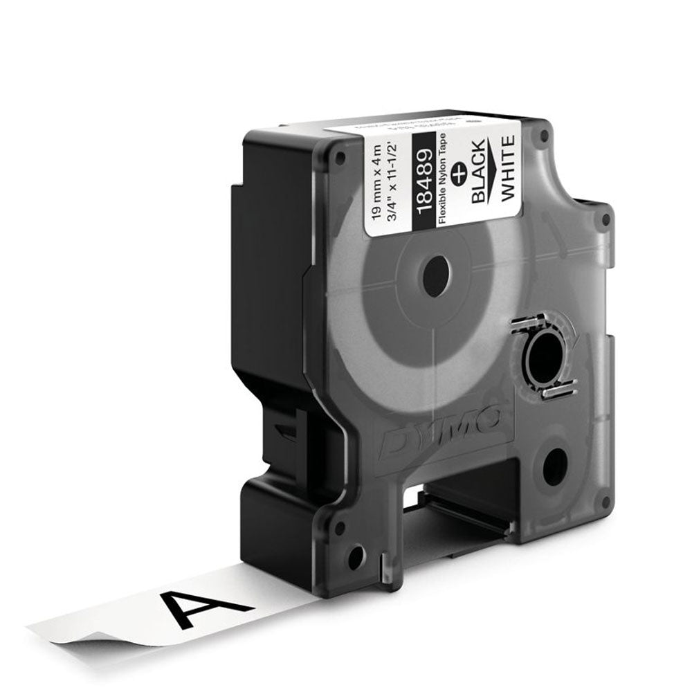 Rhino 18489 White Flexible Nylon Tape, 3/4" x 11.5'