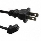 2 Pin Fan Cord with AC Plug for "TB" Suffux Fans, 5 ft - We-Supply