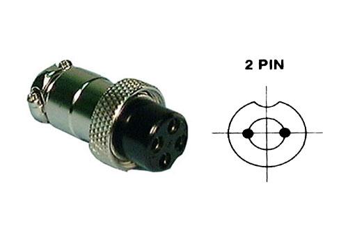 2-Pin Female Mobile Inline Connector - We-Supply