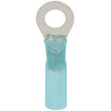 #22-18AWG #8 Stud Heat Shrink Insulated Ring Terminals, 25 pack