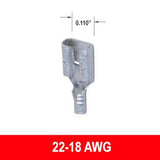 #22-18AWG Uninsulated .110