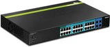 24 Port POE Web Smart Gigabit Switch + 4 Uplink - We-Supply