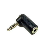 2.5mm Stereo Plug to Jack, Right Angle - We-Supply