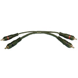 3' Double Shielded OFC Audio Cable, Dual RCA