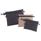 3 Poly Multi-Purpose, Clip-On, Zippered Bags - We-Supply