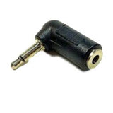 3.5mm Mono Plug to 3.5mm Stereo Jack, Right Angle - We-Supply