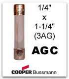 3AG Glass Tube Fast-Acting Fuse, 25A 32V - We-Supply