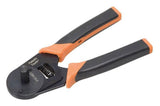 4-Indent Type Crimper; Closed Barrel Contacts, 12-20AWG