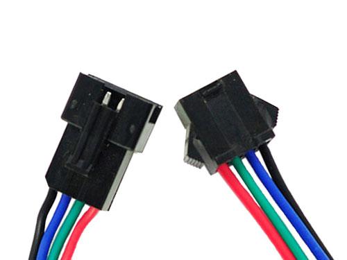 4 Position Miniature Flat Pin Connector Pair - We-Supply