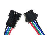 4 Position Miniature Flat Pin Connector Pair