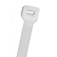 4.1" Cable Tie, 18 LB, Natural, 100 pack - We-Supply