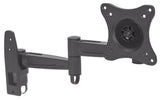 Small LCD Monitor Dual Arm Wall Mount, 13-27"